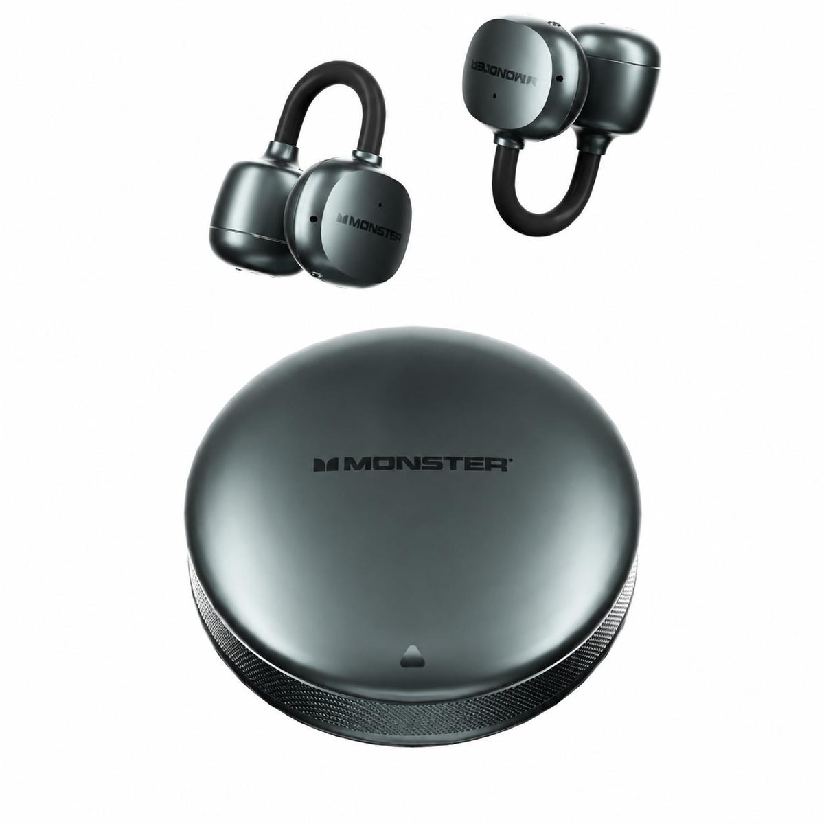Monster MD03 Cubis Open-Ear Wireless Earbuds - Bluetooth 6.0, Dual-Mic ENC & Smart App