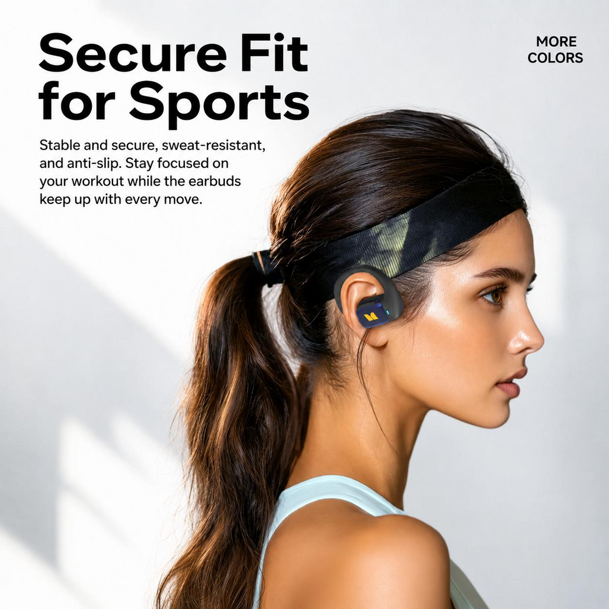 Monster 2-in-1 Open-Ear Wireless Earbuds - Bluetooth 6.0, 100H Playtime, ENC & Detachable Neckband