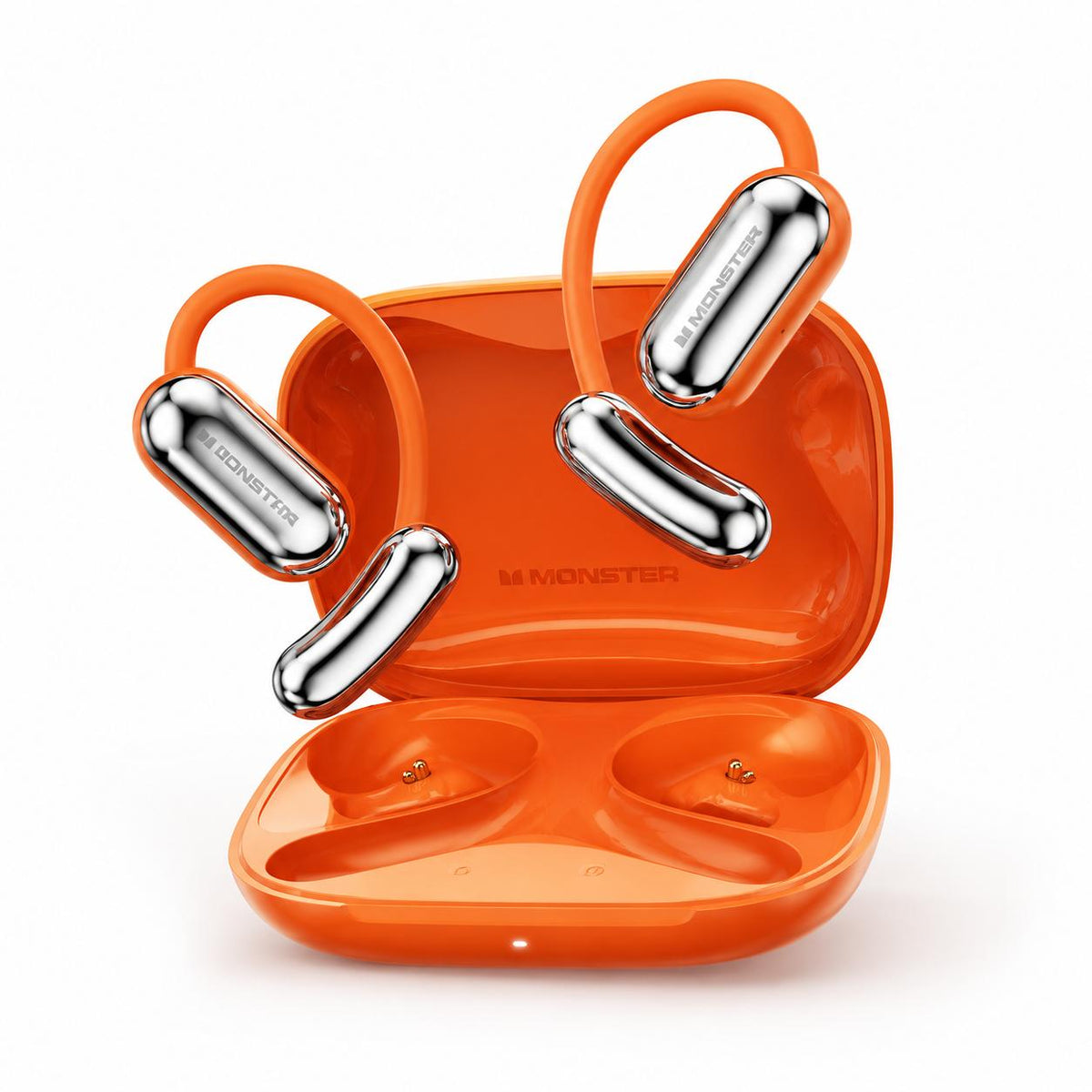 Monster MD16 Open-Ear Wireless Earbuds - Bluetooth 6.0, 30H Playtime, ENC & IPX5