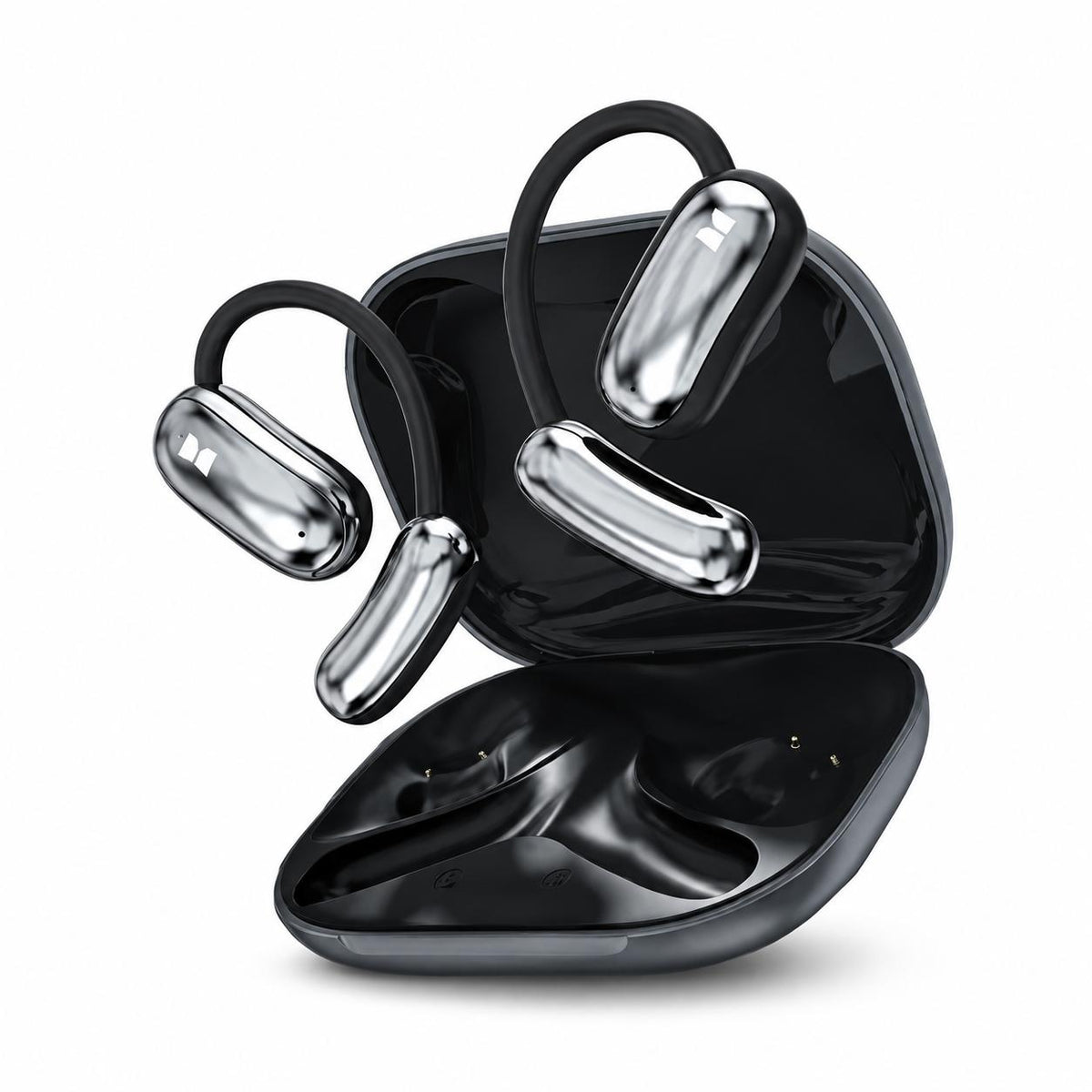Monster MD16 Open-Ear Wireless Earbuds - Bluetooth 6.0, 30H Playtime, ENC & IPX5