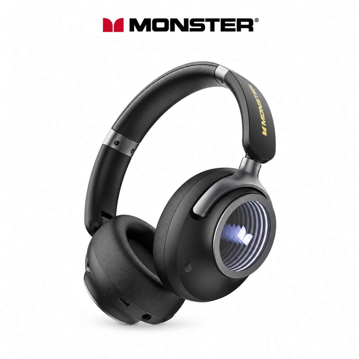 Monster Persona 4th RGB Gaming Headphones - Bluetooth 6.0, ANC, 165H Playtime & 3D LED Lights