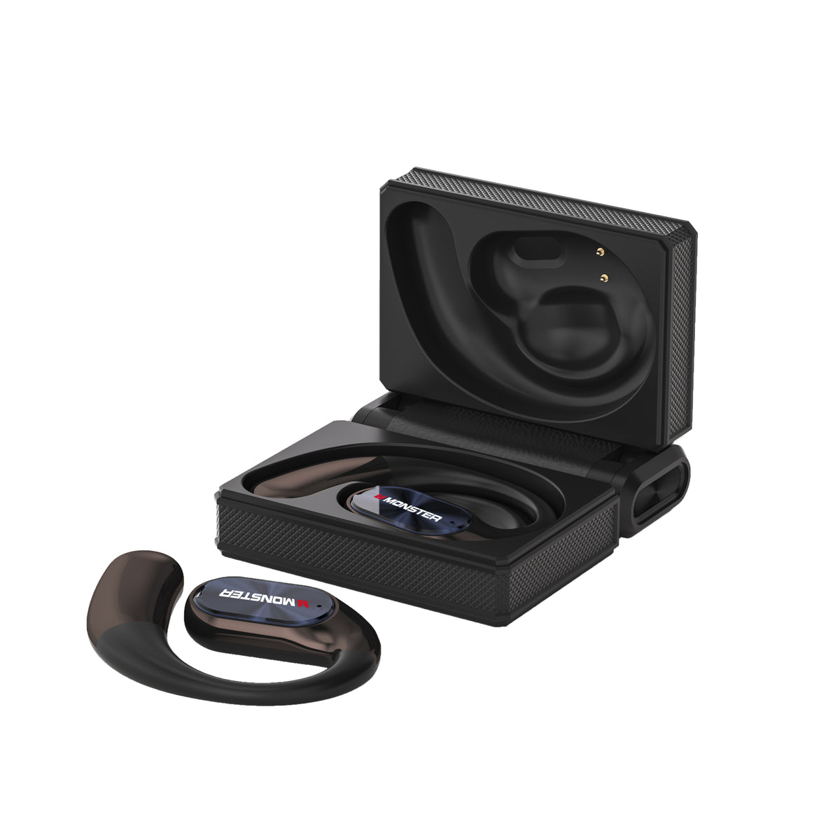 Monster AC530 Dual-Fold Wireless Earbuds - 145H Playtime, Bluetooth 6.0 Headphones